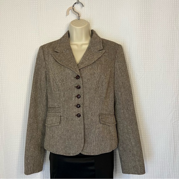 The Limited women’s brown wool jacket, size medium - Picture 1 of 9